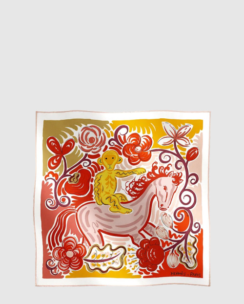 [HERMES-에르메스]Le Cheval de Kazumi 스카프 90