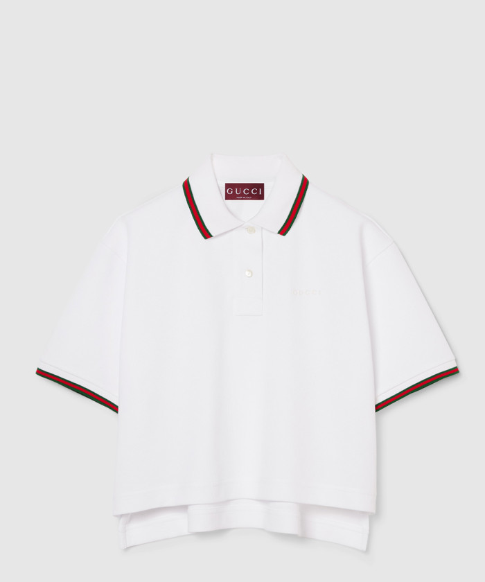 레플리카|이미테이션 gucci-구찌웨빙-피케-디테일의-폴로-셔츠-828203