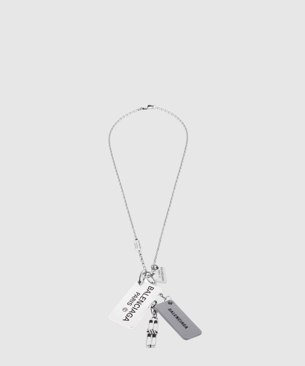 [BALENCIAGA-발렌시아가]올 액세스 네크리스 실버 830077