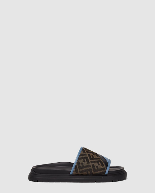 [FENDI-펜디]FF 가죽 슬라이드 7X1674