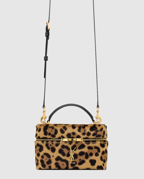 [SAINT LAURENT-생로랑]포니 헤어 가죽 소재 GABY 배니티 백 798098