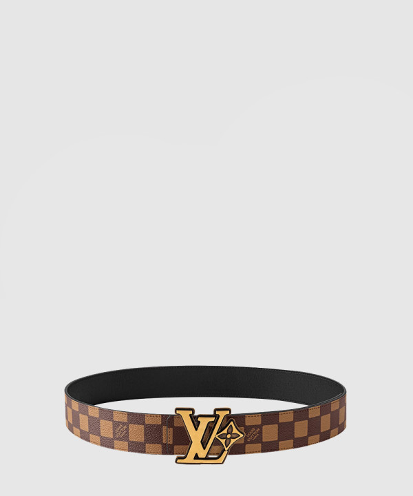[LOUIS VUITTON-루이비통]벨트 LV 플라워 다미에 프렌 리버시블 M4431V