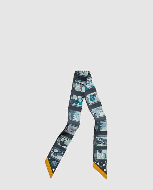 [HERMES-에르메스]에르메스의 역동적인 나눔 트윌리 스카프