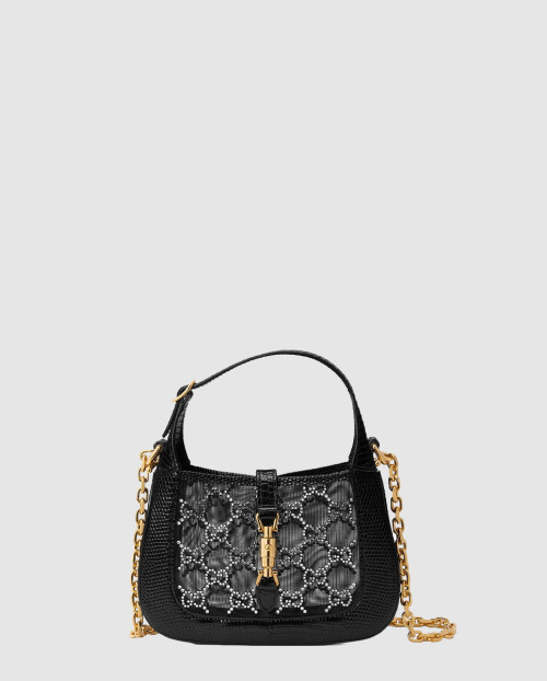 [GUCCI-구찌]재키 1961 GG 크리스탈 미니백 675799