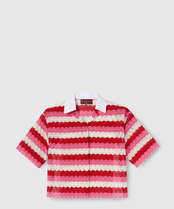 [GUCCI-구찌]GG 매듭 우븐 셔츠 826600