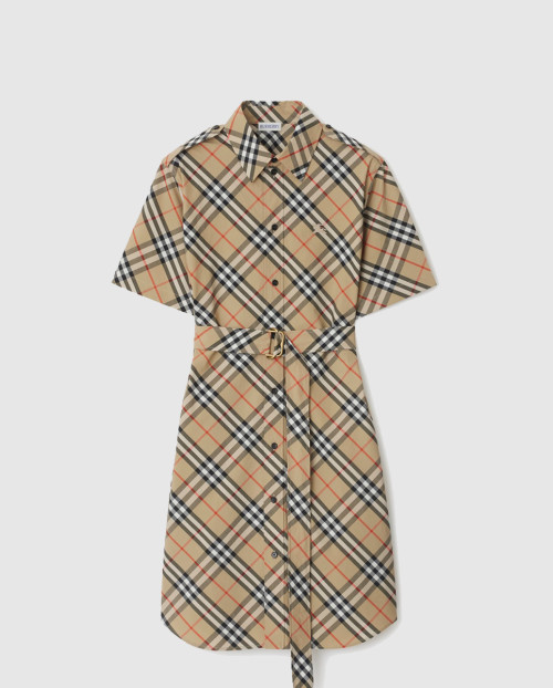 [BURBERRY-버버리]체크 코튼 셔츠 드레스 81117011