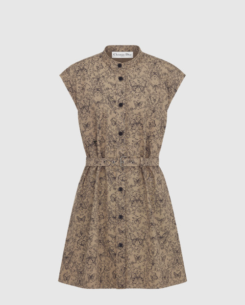 [DIOR-디올]벨트 쇼트 셔츠 드레스 521R9