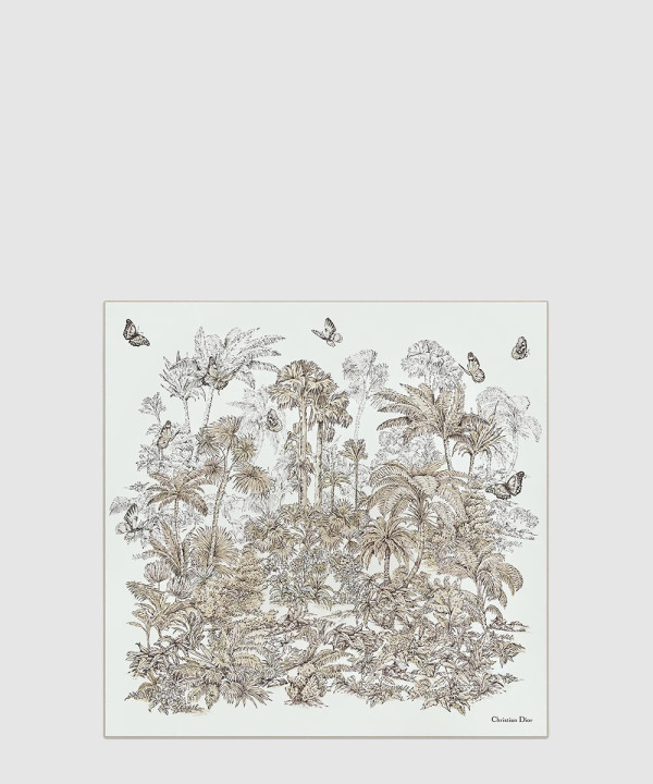 [DIOR-디올]Dioriviera Toile de Jouy Palms 90 스퀘어 스카프 54JOP