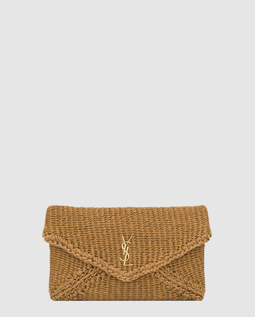 [SAINT LAURENT-생로랑]로프 소재 CASSANDRE 라지 엔벨로프 파우치 769307