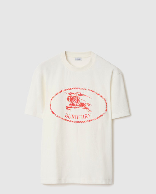 [BURBERRY-버버리]나이트 스탬프 코튼 블렌드 티셔츠 81123671