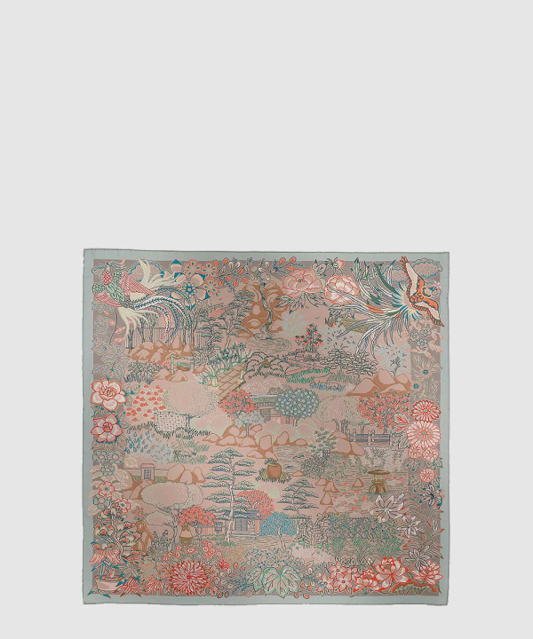 [HERMES-에르메스]Mille Feuilles de Soie 더블 페이스 스카프 90