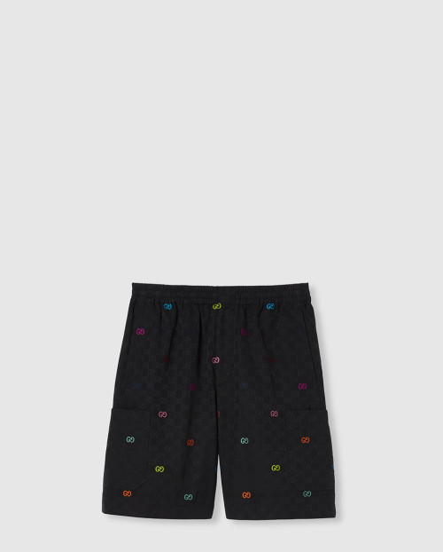 [GUCCI-구찌]GG 코튼 체크무늬 반바지 837506