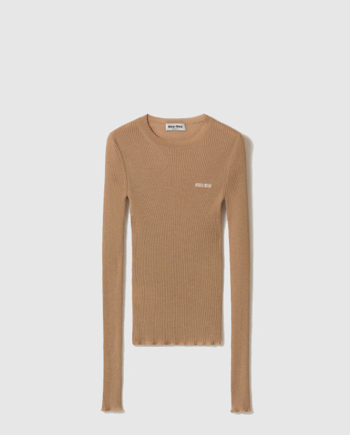 [MIUMIU-미우미우]캐시미어 및 실크 스웨터 MML821