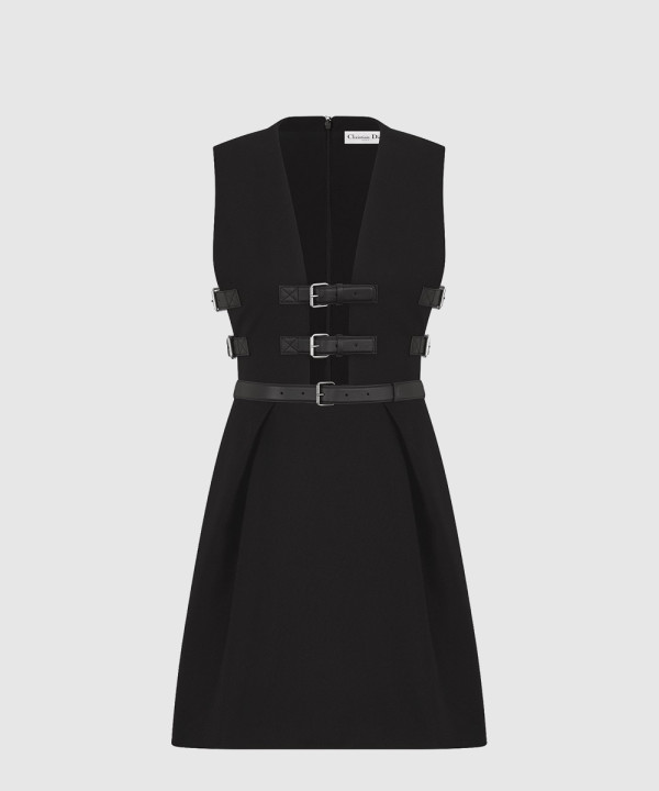 [DIOR-디올]벨트 쇼트 드레스 521R2