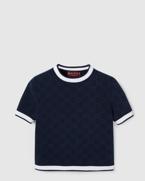 [GUCCI-구찌]GG 파인 코튼 자카드 탑 ‎836303