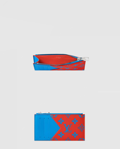 [LOUIS VUITTON-루이비통]모노그램 코인카드홀더 지퍼 카드지갑 M14762