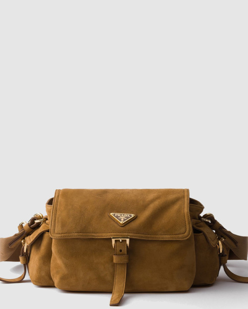 [PRADA-프라다]익스플로어 미디엄 스웨이드 숄더백 1BD394