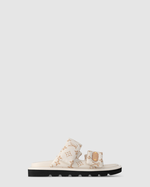 [LOUIS VUITTON-루이비통]풀 필로우 플랫 컴포트 뮬 1AHMDX