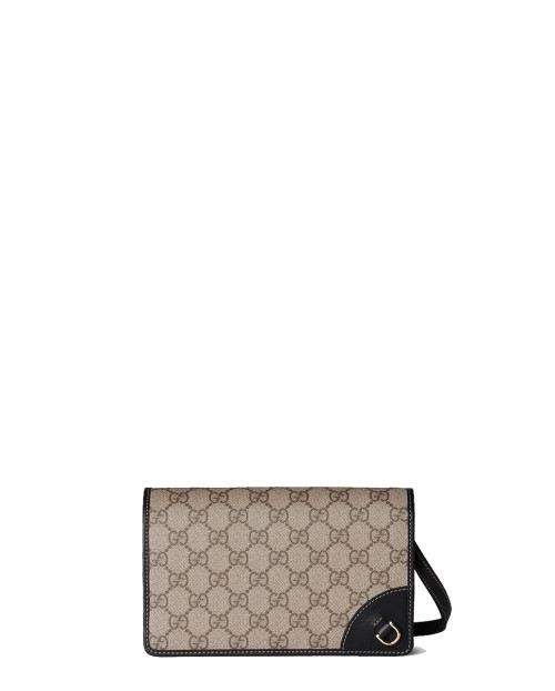 [GUCCI-구찌]GG 엠블럼레더 스트랩 디테일 지갑 820688