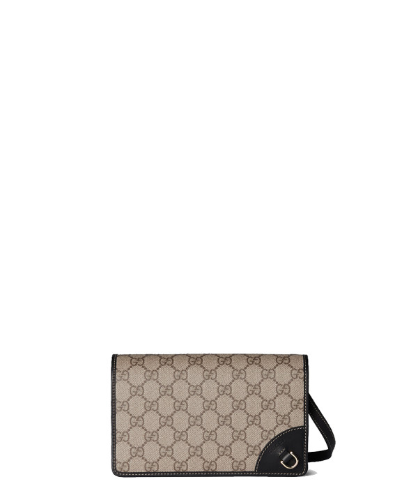 [GUCCI-구찌]GG 엠블럼레더 스트랩 디테일 지갑 820688