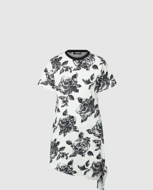 [LOUIS VUITTON-루이비통]플로럴 노티드 티셔츠 드레스 1AIAKV