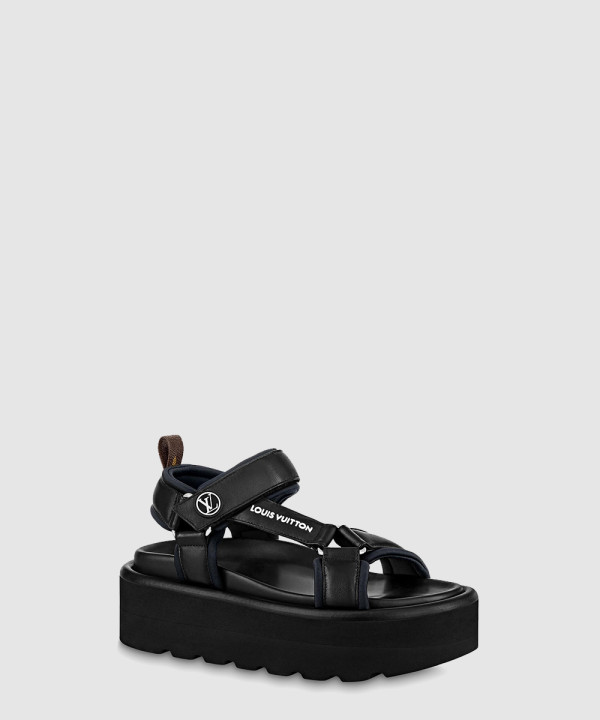 [LOUIS VUITTON-루이비통]풀 필로우 플랫 컴포트 샌들 1AABR5