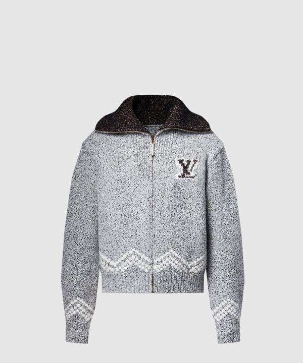 [LOUIS VUITTON-루이비통]지퍼 니티드 블루종 1AIMD2