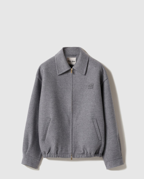 [MIUMIU-미우미우]더블 캐시미어 블루종 재킷 ML1304