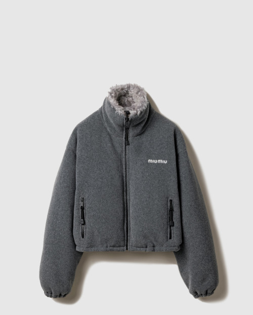 [MIUMIU-미우미우]플리스 다운 재킷 ML1147