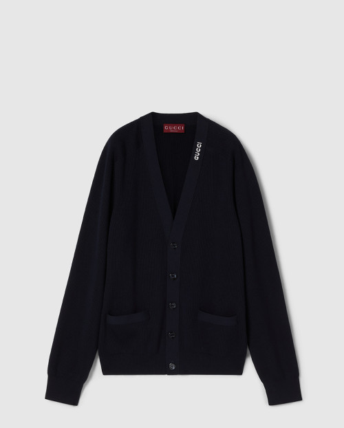 [GUCCI-구찌]인타르시아 실크 코튼 가디건 814990
