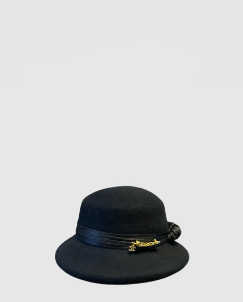 [CHANEL-샤넬]헵번 스타일 모직 모자 AA1254