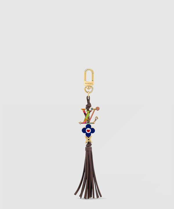 [LOUIS VUITTON-루이비통]LV X TM LV 블룸 슈퍼플랫 키 홀더 M02462