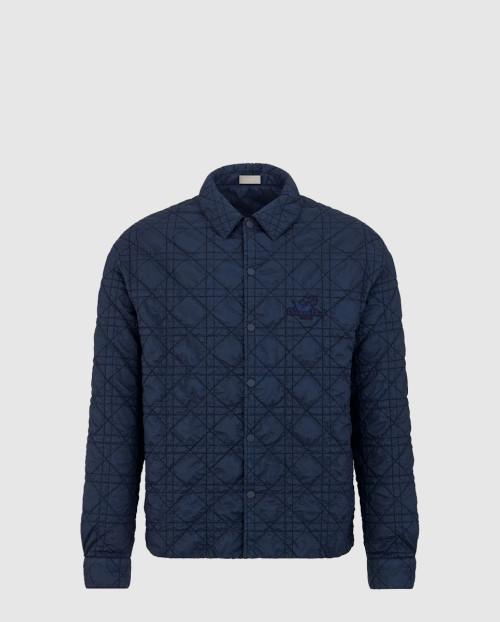 [DIOR-디올]Christian Dior Couture 은방울꽃 자수 오버셔츠 593C5