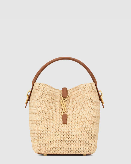 [SAINT LAURENT-생로랑]라피아 소재 LE 37 스몰 백 839387