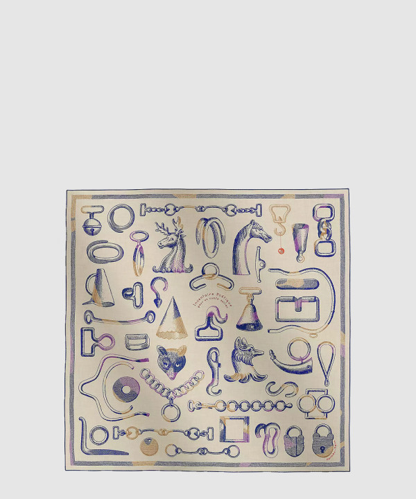 [HERMES-에르메스]Inventaire Poetique pour un Conte Sellier 숄 140