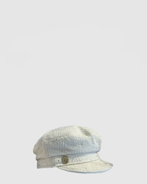 [CHANEL-샤넬]체크 트위드 모자 AA8796