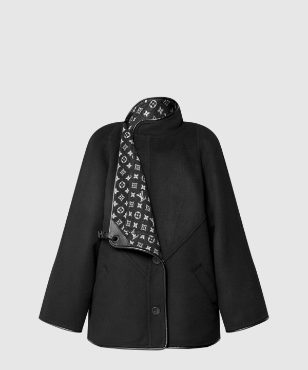[LOUIS VUITTON-루이비통]더블 페이스 클립 프론트 코트 1AIPNO