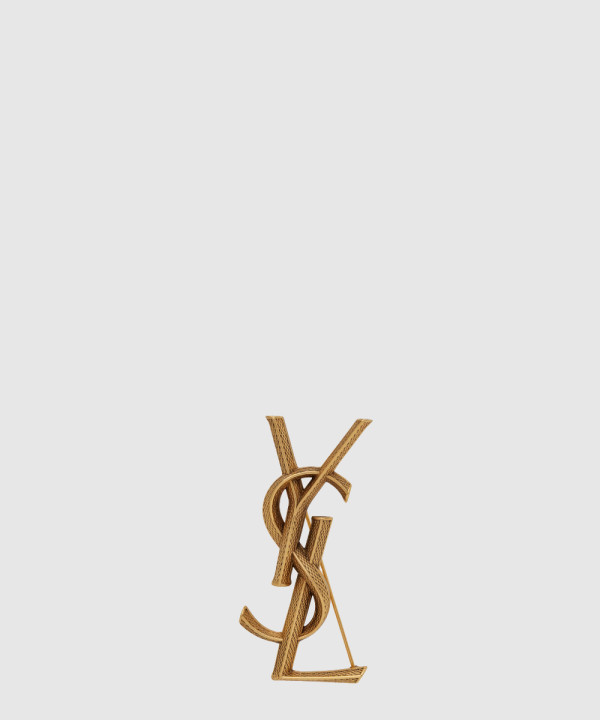 [SAINT LAURENT-생로랑]메탈 소재의 CASSANDRE 스네이크 브로치 700582
