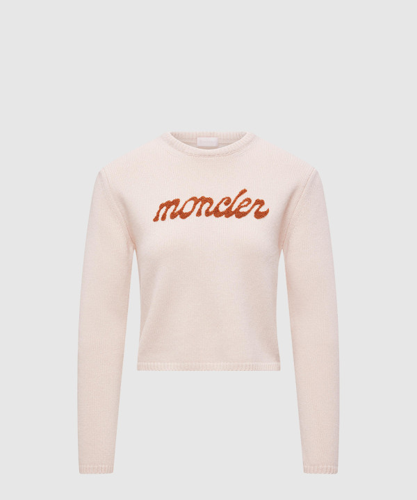 [MONCLER-몽클레어]자수 로고 울 & 캐시미어 스웨터