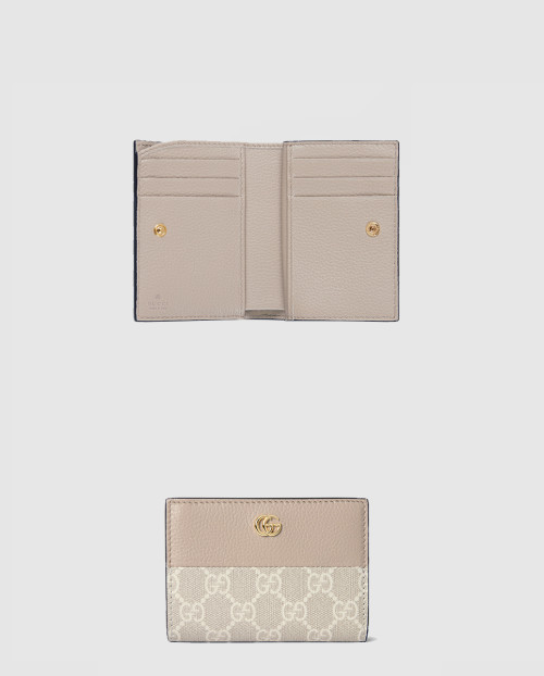 [GUCCI-구찌]GG 마몽 바이컬러 스몰 지갑 ‎841360