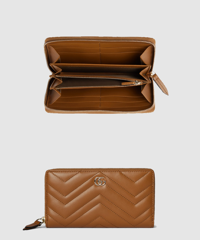 레플리카|이미테이션 gucci-구찌구찌-gg-마몽-집-어라운드-월렛-브라운-837758