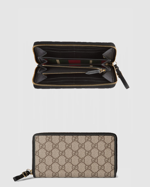 [GUCCI-구찌]GG 엠블럼 지퍼 장지갑 819122