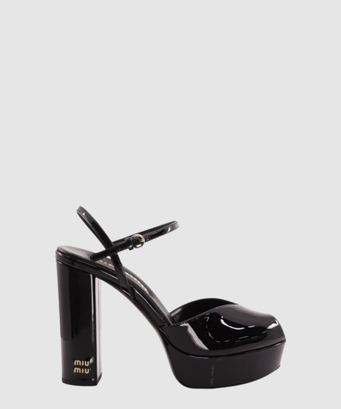레플리카|이미테이션 miumiu-미우미우에나멜-가죽-플랫폼-샌들-5xp912