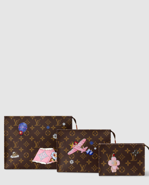 [LOUIS VUITTON-루이비통]트리오 토일렛 파우치 M15357