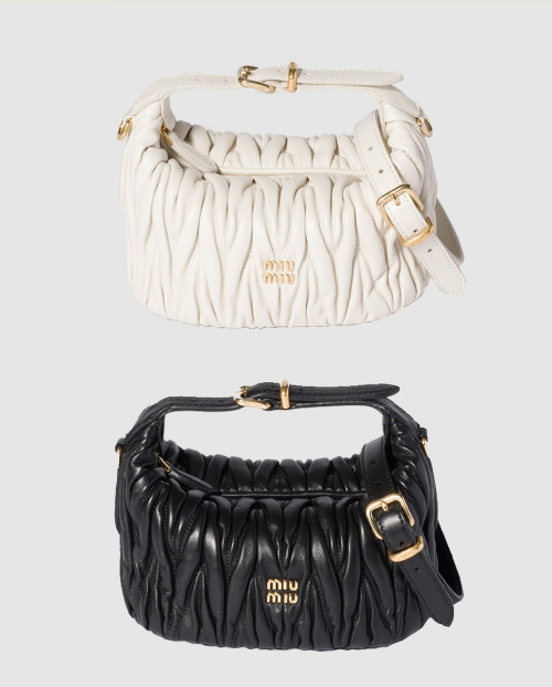 [MIUMIU-미우미우]마테라쎄 나파 가죽 파우치 5NE026