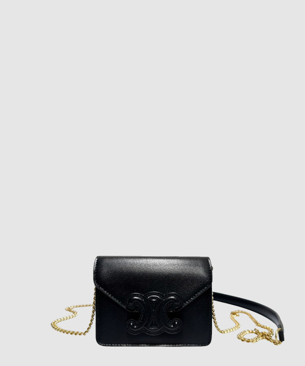 [CELINE-셀린느]트리옹프 체인 카드홀더 10J743