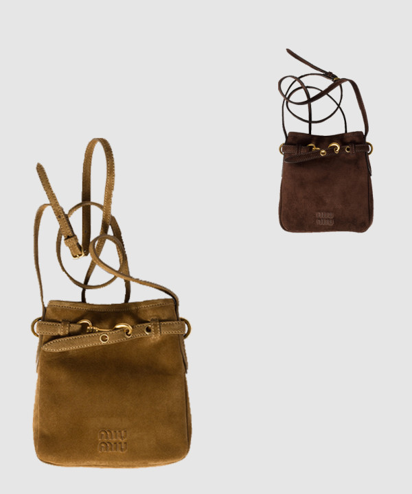 [MIUMIU-미우미우]스웨이드 파우치 5NR461