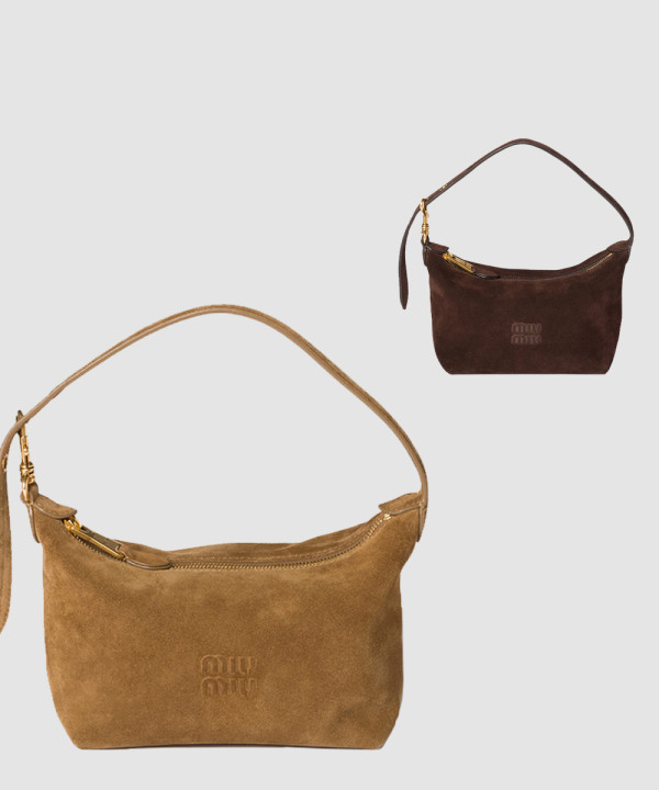 [MIUMIU-미우미우]스웨이드 숄더 백 5NE841