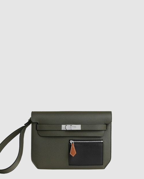 [HERMES-에르메스]켈리 데페슈 25 파우치 에버컬러
