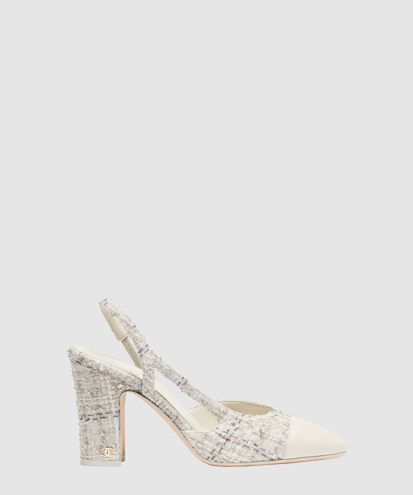 [CHANEL-샤넬]백 레이스업 슈즈 G45509